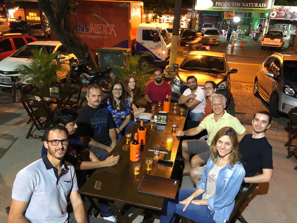 And why not to have a happy hour? Prof. Miguel's group and friends.